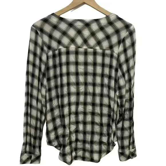 Wrap Button Down Blouse - Picture 5 of 5